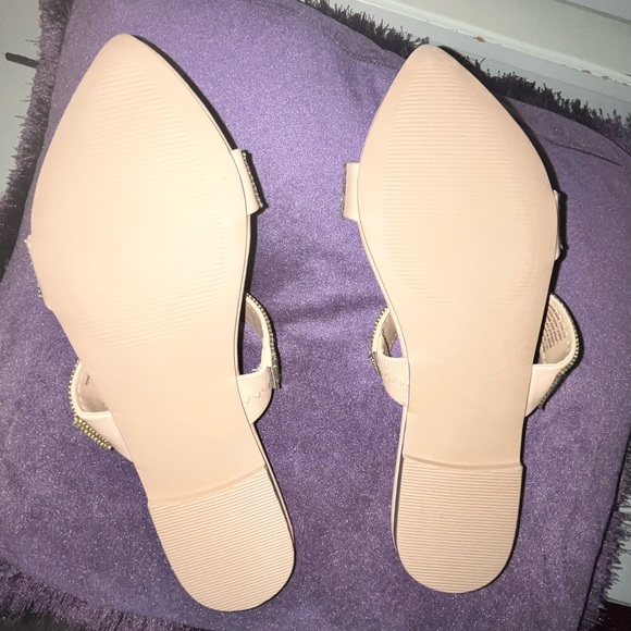 Adelpha Two Strap Sandal from Shoe Dazzle. NWOT NWOB rhinestone sandal sz 7.5 - Picture 7 of 8